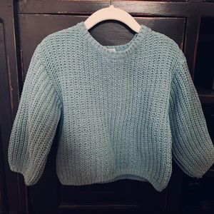 Toddler girls knit sweater